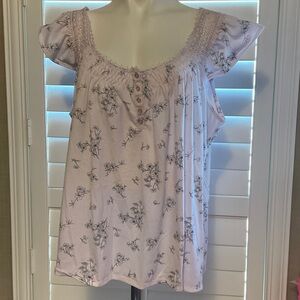 Delicate Floral Women's Blouse